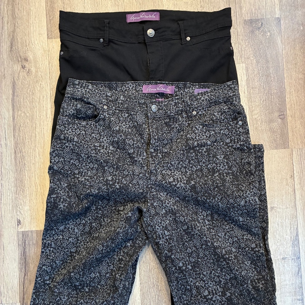 Gloria Vanderbilt stretch Jeans two pair